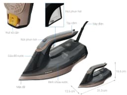 So sánh giá Bàn ủi hơi nước Philips DST8041/80 3000W - Tìm sản phẩm giá rẻ nhất - Ảnh 2