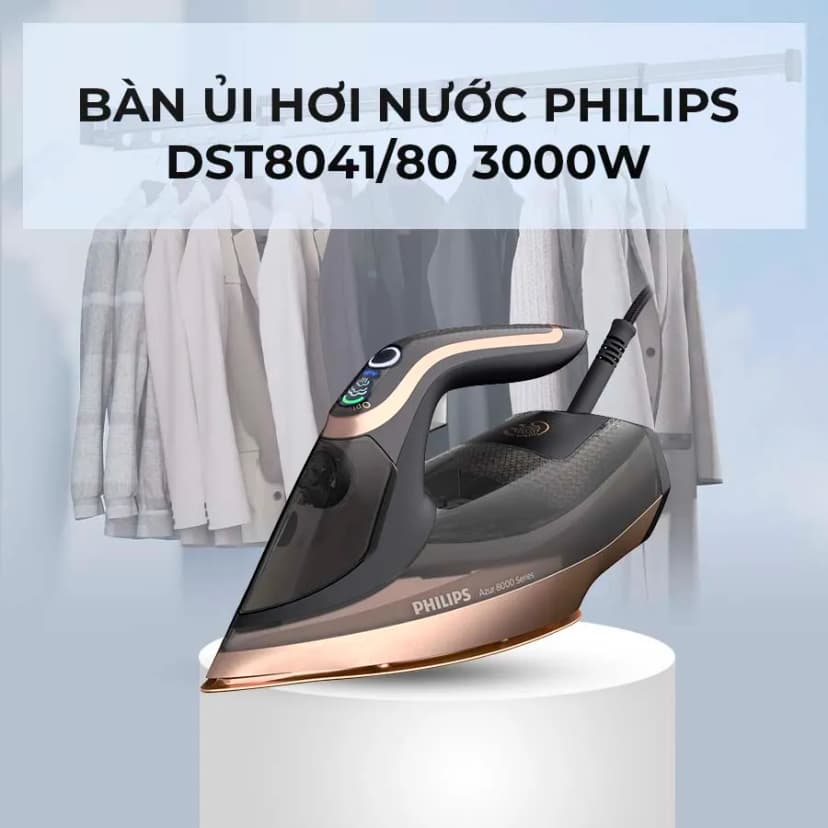 So sánh giá Bàn ủi hơi nước Philips DST8041/80 3000W - Tìm sản phẩm giá rẻ nhất - Ảnh 7