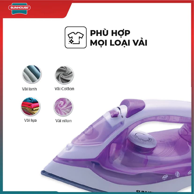 So sánh giá Bàn ủi hơi nước Sunhouse SHD2063P 1600W - Tìm sản phẩm giá rẻ nhất - Ảnh 13