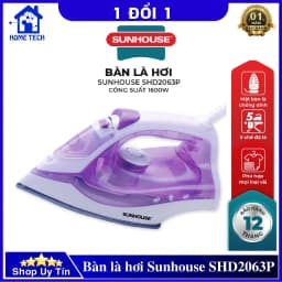 So sánh giá Bàn ủi hơi nước Sunhouse SHD2063P 1600W - Tìm sản phẩm giá rẻ nhất - Ảnh 3