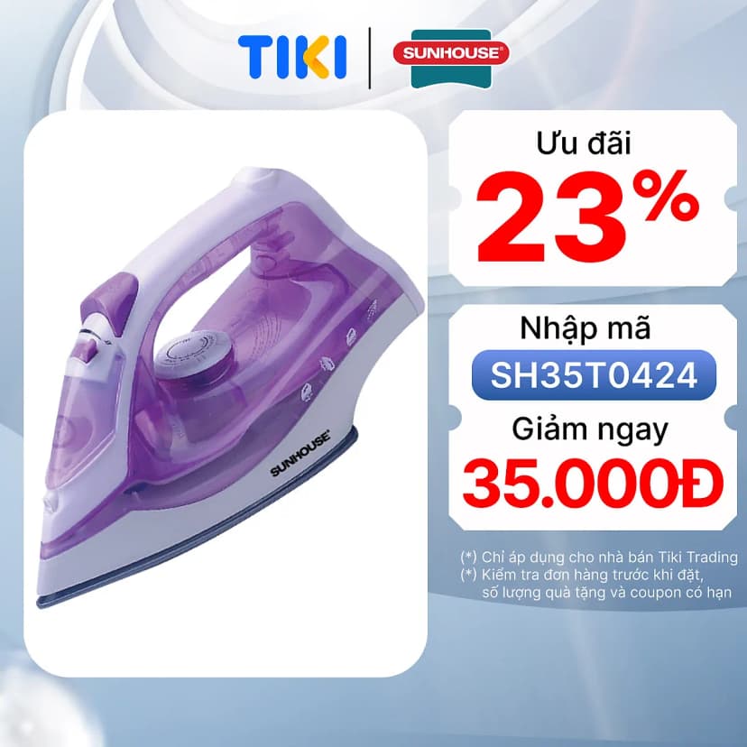 So sánh giá Bàn ủi hơi nước Sunhouse SHD2063P 1600W - Tìm sản phẩm giá rẻ nhất - Ảnh 5