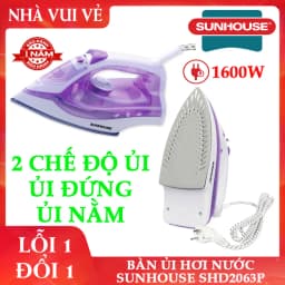 So sánh giá Bàn ủi hơi nước Sunhouse SHD2063P 1600W - Tìm sản phẩm giá rẻ nhất - Ảnh 6