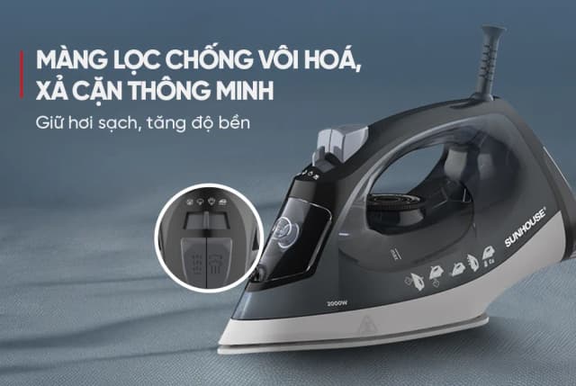 So sánh giá Bàn ủi hơi nước Sunhouse SHD2069 2000W rẻ nhất? - Ảnh 4
