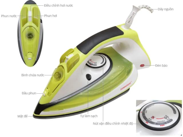 Top 1 so sánh giá Bàn ủi hơi nước Sunhouse Mama SHD2072 2800W - Tìm sản phẩm giá rẻ nhất - Ảnh 13