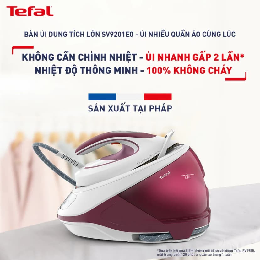 Bàn ủi hơi nước Tefal SV9201E0 2830W - Giá rẻ nhất hôm nay - Ảnh 2