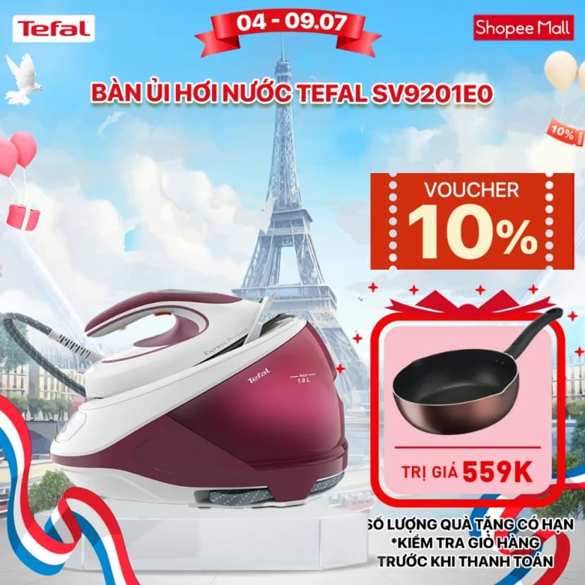 Bàn ủi hơi nước Tefal SV9201E0 2830W - Giá rẻ nhất hôm nay - Ảnh 14