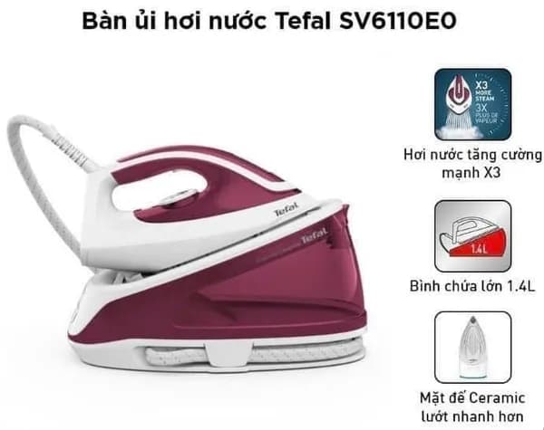 Bàn ủi hơi nước Tefal SV9201E0 2830W - Giá rẻ nhất hôm nay - Ảnh 9