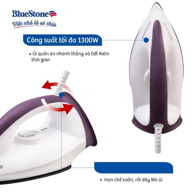 So sánh giá Bàn ủi khô BlueStone DIB-3726 1300W rẻ nhất? - Ảnh 17