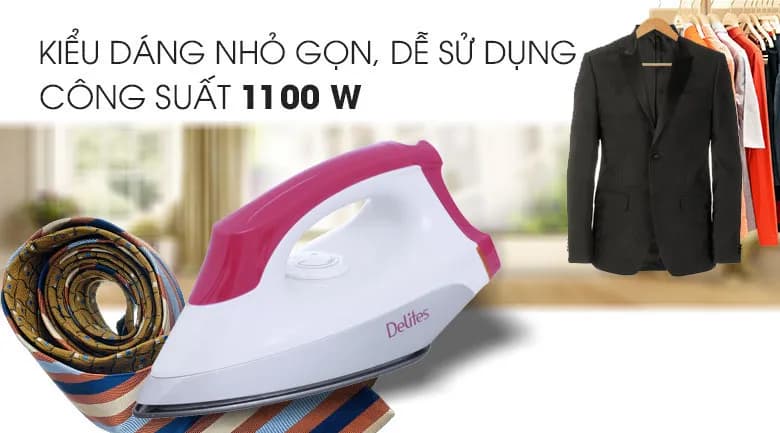 Bàn ủi khô Delites BUK03 1100W - Giá rẻ nhất hôm nay - Ảnh 7