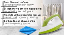 Bàn ủi khô Delites BUK03 1100W - Giá rẻ nhất hôm nay - Ảnh 9