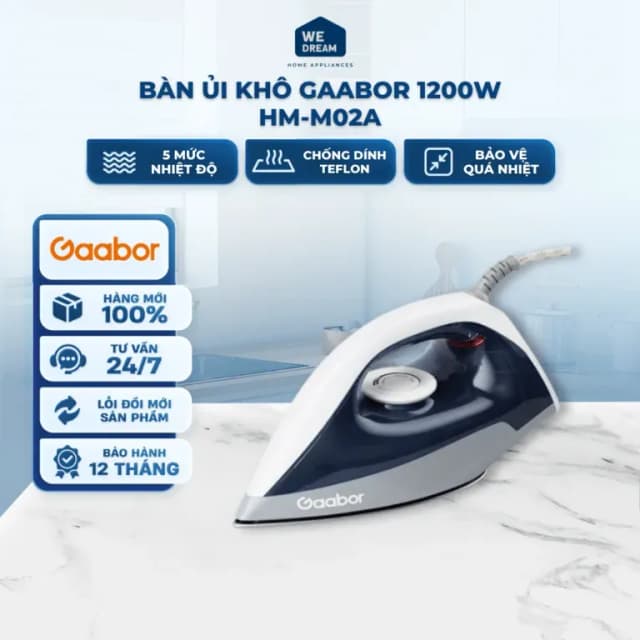 So sánh giá Bàn ủi khô Gaabor HM-M02A 1200W rẻ nhất? - Ảnh 6