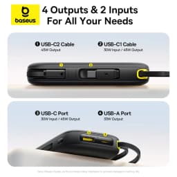 Pin sạc dự phòng 10000mAh Type C PD QC 3.0 67W Baseus EnerFill FC41 E0028P kèm Cáp Type C - Giá rẻ nhất hôm nay - Ảnh 9