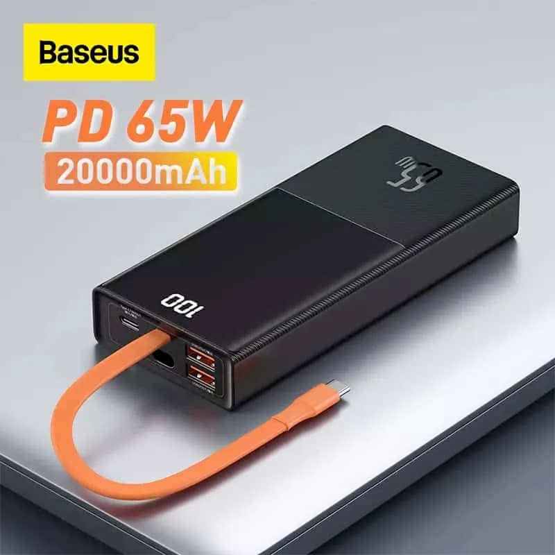 Pin sạc dự phòng 20000mAh Type C PD QC 3.0 145W Baseus EnerGeek GR11 kèm Cáp Dây Rút Type C - Giá rẻ nhất hôm nay - Ảnh 14