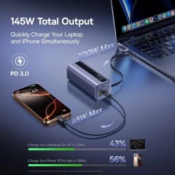 Pin sạc dự phòng 20000mAh Type C PD QC 3.0 145W Baseus EnerGeek GR11 kèm Cáp Dây Rút Type C - Giá rẻ nhất hôm nay - Ảnh 3