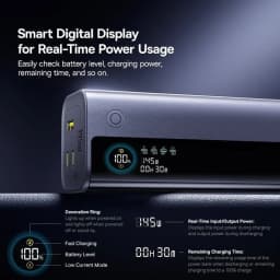 Pin sạc dự phòng 20000mAh Type C PD QC 3.0 145W Baseus EnerGeek GR11 kèm Cáp Dây Rút Type C - Giá rẻ nhất hôm nay - Ảnh 8