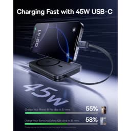 Pin sạc dự phòng 10000mAh Không dây Magnetic Qi2.2 Type C PD 45W Baseus PicoGo AM61 E0028V kèm Cáp Type C - Giá rẻ nhất hôm nay - Ảnh 7
