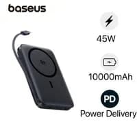 Pin sạc dự phòng 10000mAh Không dây Magnetic Qi2.2 Type C PD 45W Baseus PicoGo AM61 E0028V kèm Cáp Type C - Giá rẻ nhất hôm nay - Ảnh 8