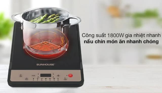 So sánh giá Bếp từ đơn Sunhouse SHD6159 1800W rẻ nhất? - Ảnh 7