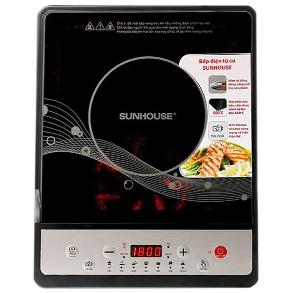 So sánh giá Bếp từ đơn Sunhouse SHD6159 1800W rẻ nhất? - Ảnh 8