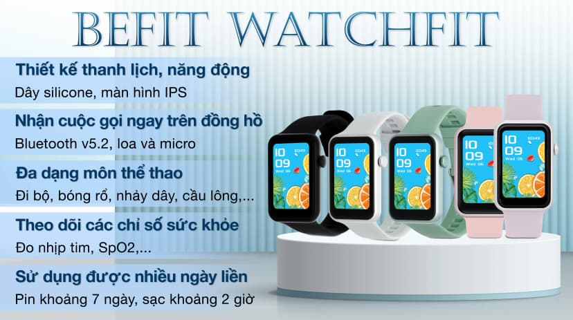So sánh giá BeFit WatchFit 46.7mm dây silicone - Tìm sản phẩm giá rẻ nhất - Ảnh 7