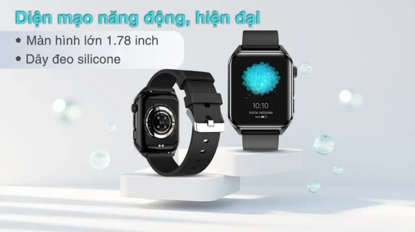 So sánh giá Đồng hồ thông minh BeFit WatchS 45mm dây silicone - Tìm sản phẩm giá rẻ nhất - Ảnh 6