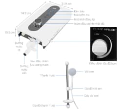 So sánh giá Máy nước nóng trực tiếp Beko 3500W BWI35S2D-213 - Tìm sản phẩm giá rẻ nhất - Ảnh 17