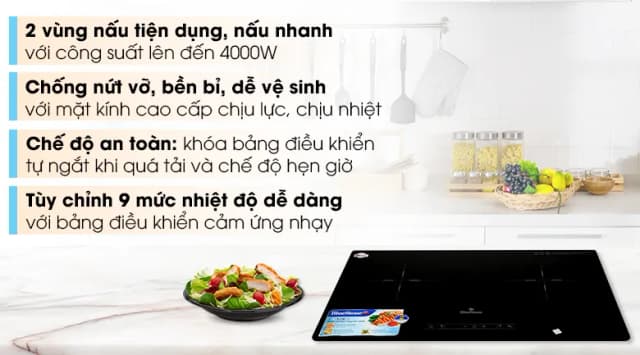 So sánh giá Bếp từ đôi âm BlueStone ICB-6818 4000W rẻ nhất? - Ảnh 14