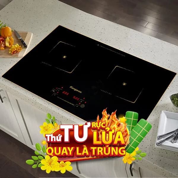 So sánh giá Bếp từ đôi âm Kangaroo KG438I 3500W rẻ nhất? - Ảnh 2