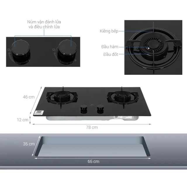 So sánh giá Bếp ga âm Electrolux EHG7202BF rẻ nhất? - Ảnh 8