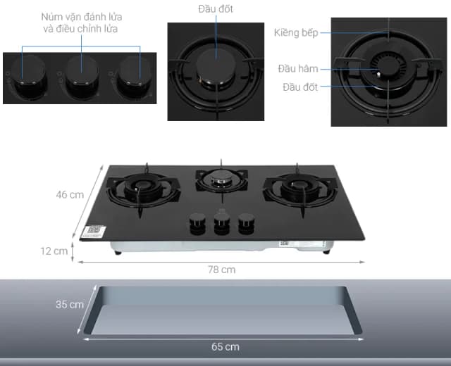 So sánh giá Bếp ga âm Electrolux EHG7303BF rẻ nhất? - Ảnh 6