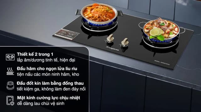 So sánh giá Bếp ga âm Kangaroo KGGS72G5U rẻ nhất? - Ảnh 9