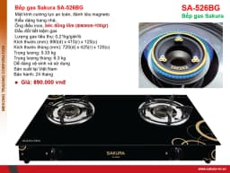 Bếp ga âm Sakura SG-M522GB - Giá rẻ nhất hôm nay - Ảnh 13