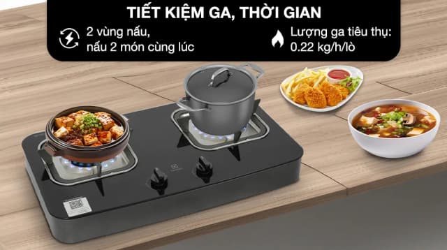 So sánh giá Bếp ga đôi Electrolux ETG7256GKR rẻ nhất? - Ảnh 9