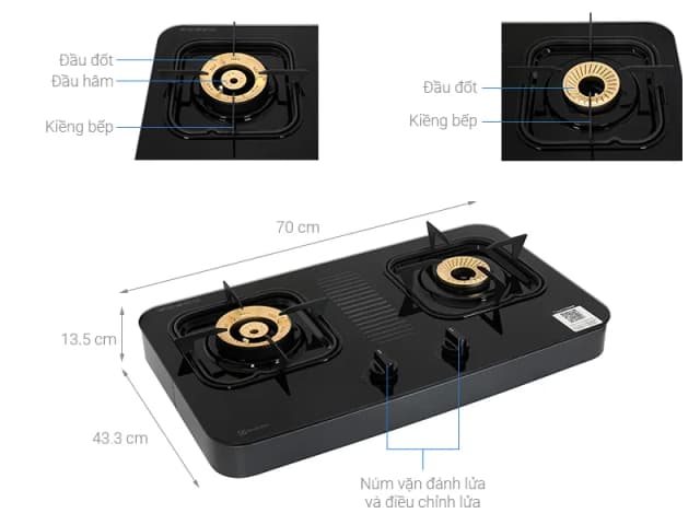 So sánh giá Bếp ga đôi Electrolux ETG7267GKR rẻ nhất? - Ảnh 7