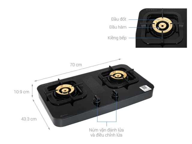 So sánh giá Bếp ga đôi Electrolux ETG7287GKR rẻ nhất? - Ảnh 7
