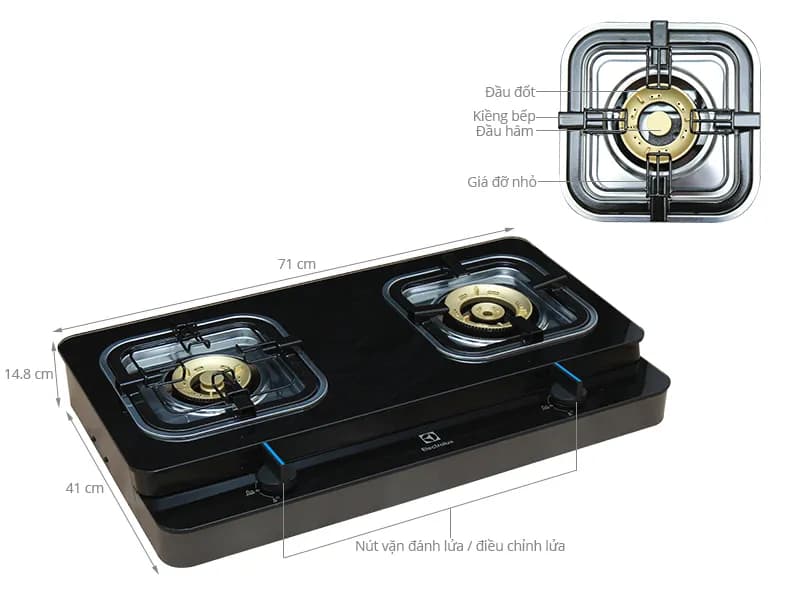 So sánh giá Bếp ga đôi Electrolux ETG7287GKR - Tìm sản phẩm giá rẻ nhất - Ảnh 10
