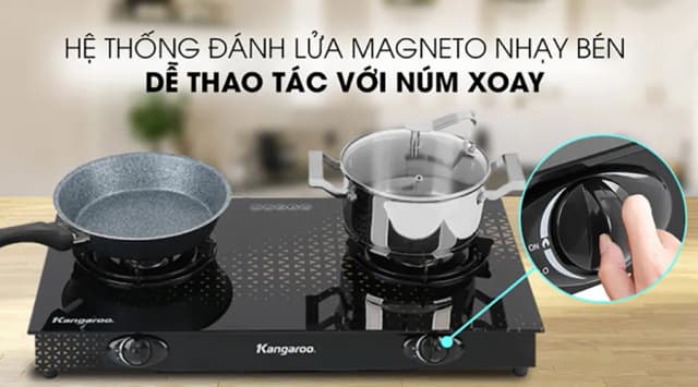So sánh giá Bếp ga đôi Kangaroo KG8G1C rẻ nhất? - Ảnh 11