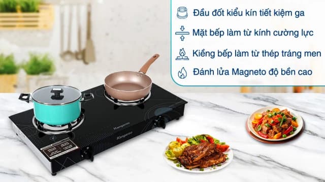 So sánh giá Bếp ga đôi Kangaroo KGGS67G2 rẻ nhất? - Ảnh 9