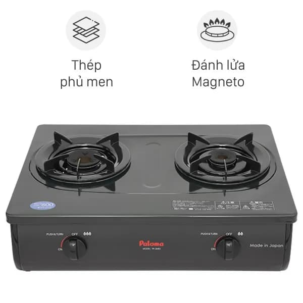 Bếp ga đôi Paloma PA-6MEJ - Ảnh 11