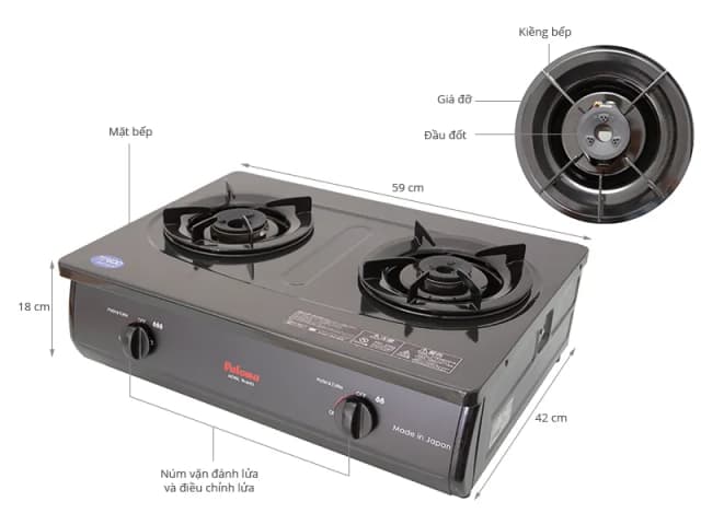 So sánh giá Bếp ga đôi Paloma PA-6MEJ rẻ nhất? - Ảnh 4
