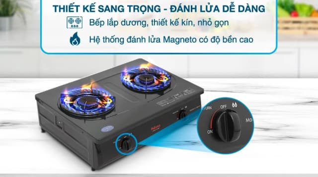 So sánh giá Bếp ga đôi Paloma PA-6MEJ rẻ nhất? - Ảnh 7