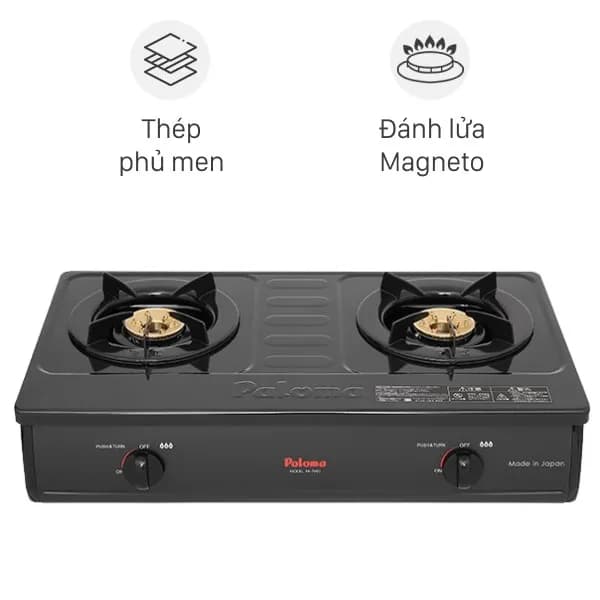 Bếp ga đôi Paloma PA-7MEJ - Ảnh 8
