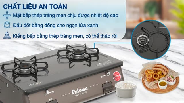 So sánh giá Bếp ga đôi Paloma PA-J61PE (BR) rẻ nhất? - Ảnh 3