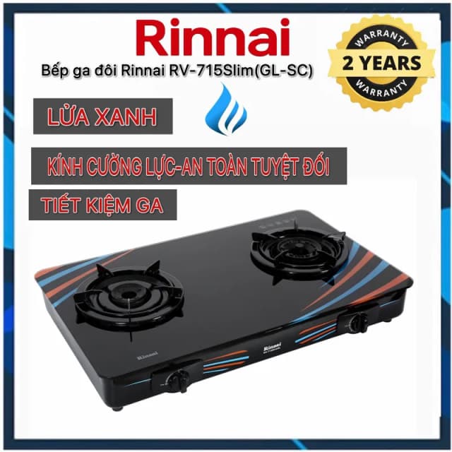 So sánh giá Bếp ga đôi Rinnai RV-715Slim(GL-SC) rẻ nhất? - Ảnh 14
