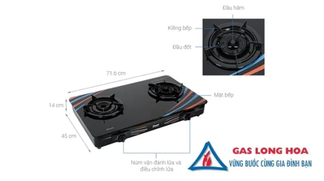 So sánh giá Bếp ga đôi Rinnai RV-715Slim(GL-SC) rẻ nhất? - Ảnh 5