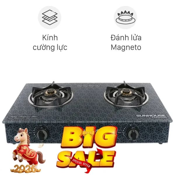 So sánh giá Bếp ga đôi Sunhouse SHB3105MD rẻ nhất? - Ảnh 11