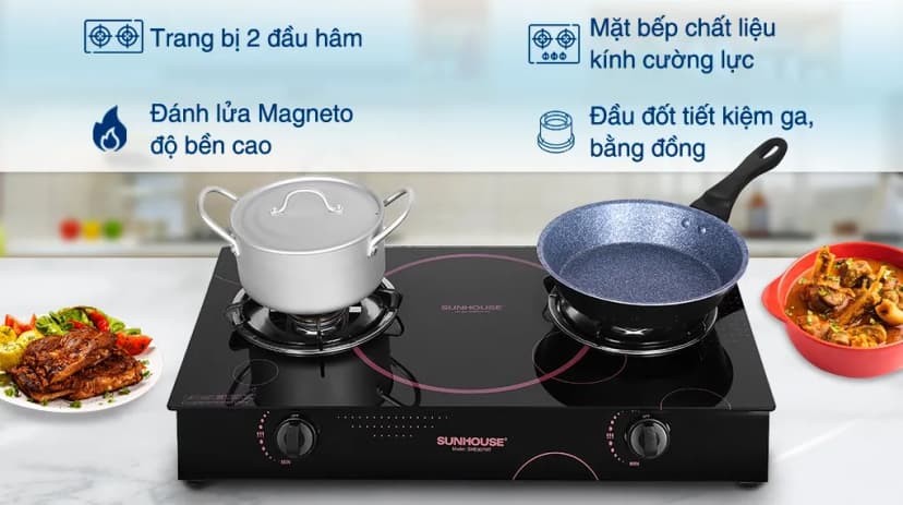 So sánh giá Bếp ga đôi Sunhouse SHB32132-VMD - Tìm sản phẩm giá rẻ nhất - Ảnh 12