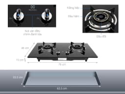 Bếp ga âm Electrolux EHG723BA