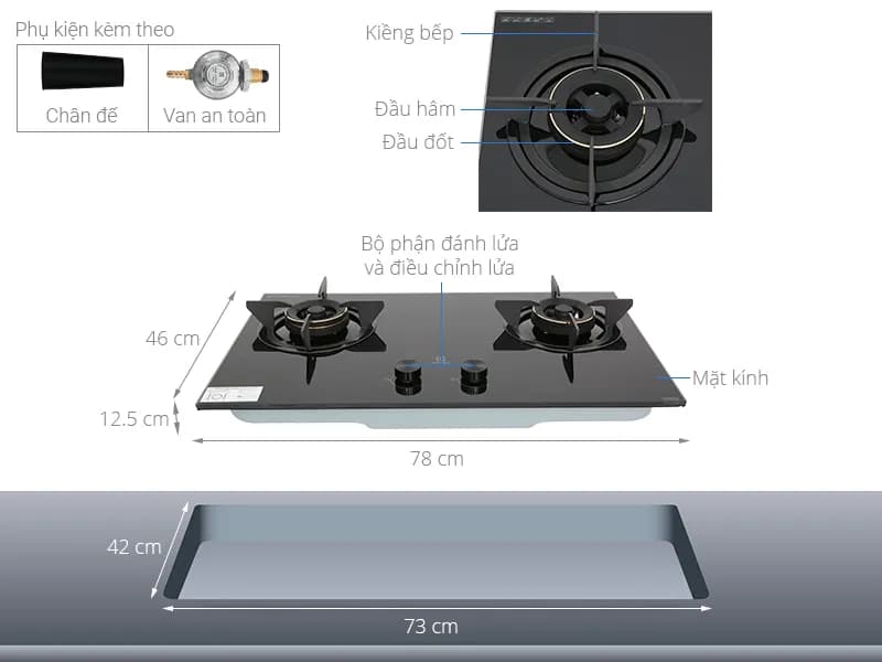 So sánh giá Bếp gas âm Electrolux EHG8236BF - Tìm sản phẩm giá rẻ nhất - Ảnh 8