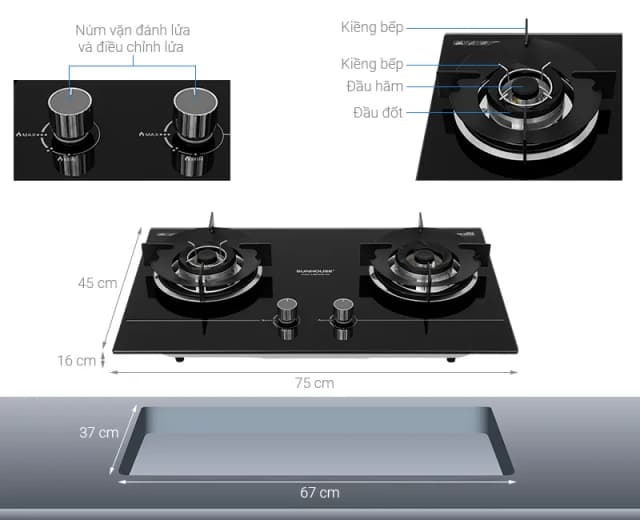 So sánh giá Bếp ga âm Sunhouse SHB62020-MD rẻ nhất? - Ảnh 4